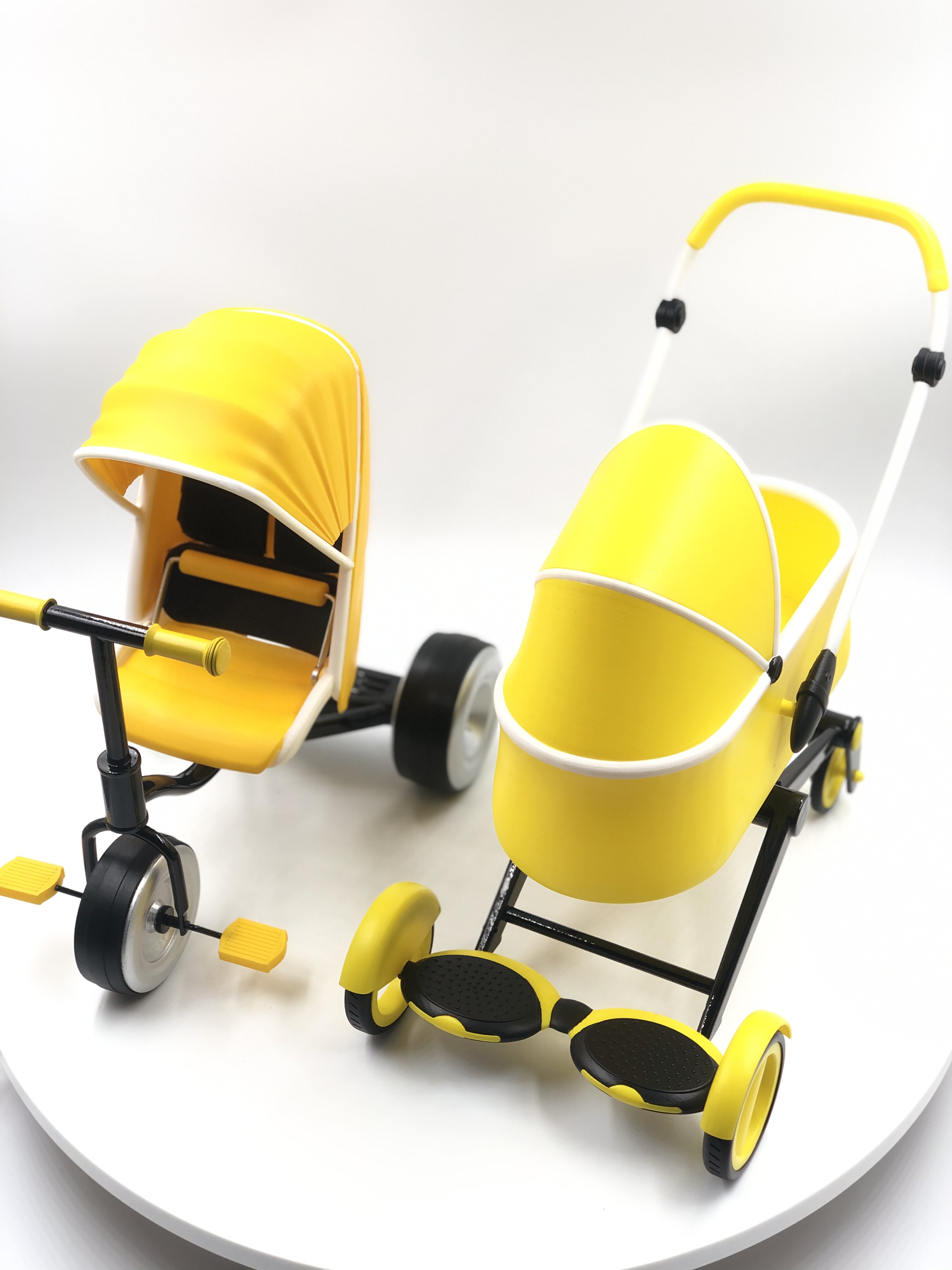 青岛3d打印--婴儿车、儿童骑车（金色童年）